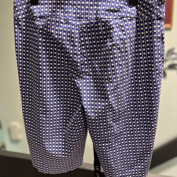 Chico's So Slimming Blue & White Dot Shorts #DO209 - Picture 5 of 6